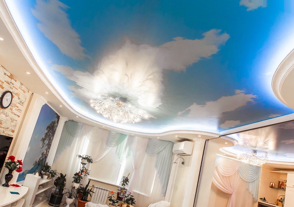 Заказать потолок с фотопечатью в г. Саянск
